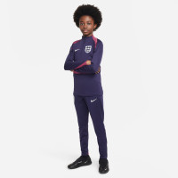 Nike Engeland Strike Trainingsbroek 2024-2026 Kids Donkerblauw Paars Wit