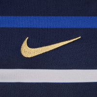 Nike France Pre-Match Training Shirt 2024-2026 Dark Blue Gold Multicolor