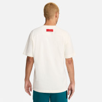 Nike Portugal Travel T-Shirt 2024-2026 Beige Groen