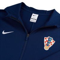 Nike Croatia Strike Tracksuit Full-Zip Hooded 2024-2026 Dark Blue Bright Red