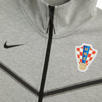 Nike Kroatië Tech Fleece Trainingspak 2024-2026 Grijs Zwart