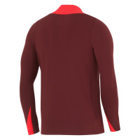 Nike Polen Strike Trainingstrui 1/4-Zip 2024-2026 Bordeauxrood Felrood