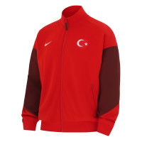 Nike Turkije Anthem Trainingspak Full-Zip 2024-2026 Rood Donkergrijs Bordeauxrood
