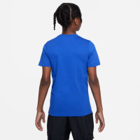 Nike Sportswear T-Shirt Kids Blauw Wit