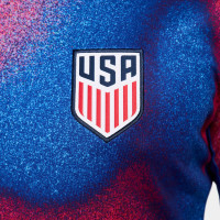 Nike USA Pre-Match Trainingsshirt 2024-2026 Rood Blauw Wit