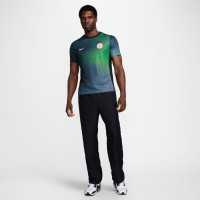 Nike Nigeria Pre-Match Training Shirt 2024-2026 Green Blue Black White