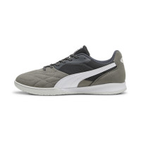 PUMA King Top Indoor Football Boots (IN) Dark Grey Grey White