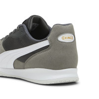 PUMA King Top Zaalvoetbalschoenen (IN) Donkergrijs Grijs Wit