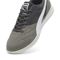 PUMA King Top Indoor Football Boots (IN) Dark Grey Grey White