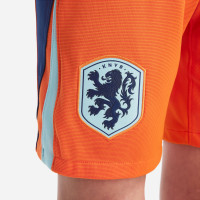 Nike Nederland Pre-Match Wedstrijdtenue Thuis 2024-2026 Kids Blauw Oranje Wit