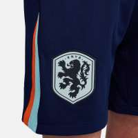 Nike Nederland Pre-Match Wedstrijdtenue Uit 2024-2026 Kids Blauw Wit
