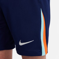 Nike Nederland Pre-Match Trainingstenue 2024-2026 Kids Blauw Wit