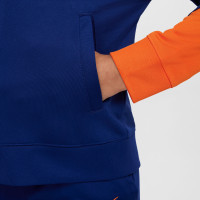 Nike Netherlands Strike Full-Zip Tracksuit 2024-2026 Preschoolers Blue Orange