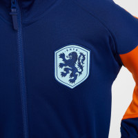 Nike Nederland Academy Pro Anthem Trainingsjack Full-Zip 2024-2026 Kids Blauw Oranje Wit