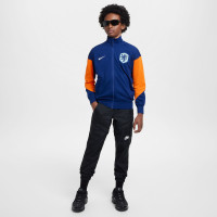Nike Nederland Academy Pro Anthem Trainingsjack Full-Zip 2024-2026 Kids Blauw Oranje Wit