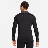 Nike Strike Trainingstrui 1/4-Zip Zwart Donkergrijs Wit