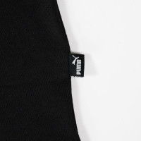 PUMA Essentials+ 2 Logo T-Shirt Zwart Lichtgeel Wit