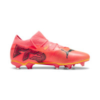 PUMA Future 7 Match Gras / Kunstgras Voetbalschoenen (MG) Roze Zwart Oranje