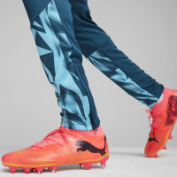PUMA Future 7 Match Gras / Kunstgras Voetbalschoenen (MG) Roze Zwart Oranje
