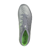 Skechers SKX_01 Elite Low Gras Voetbalschoenen (FG) Zilver Groen