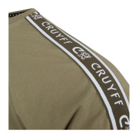 Cruyff Active Trainingsshirt Olijfgroen Wit