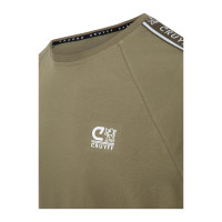 Cruyff Xicota Brand T-Shirt Olijfgroen Wit
