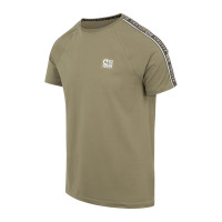 Cruyff Xicota Brand T-Shirt Kids Olijfgroen Wit