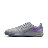 Nike Lunar Gato II Zaalvoetbalschoenen (IN) Grijs Paars