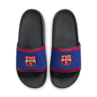 Nike FC Barcelona Slippers 2024-2025 Blue Red Gold