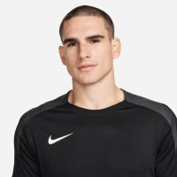 Nike Strike Trainingsshirt Zwart Donkergrijs Wit