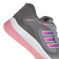 adidas Fevernova Court Zaalvoetbalschoenen (IN) Grijs Roze Wit Paars