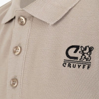 Cruyff Energized Polo Kids Lichtbruin Zwart
