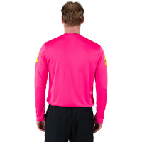Nike KNVB Scheidsrechterstenue Lange Mouwen 2024-2026 Roze Zwart