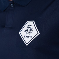 Nike KNVB Scheidsrechters Polo 2024-2026 Donkerblauw Turquoise