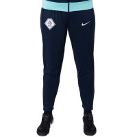 Nike KNVB Trainingspak 1/4-Zip 2024-2026 Dames Donkerblauw Turquoise Zwart