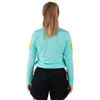 Nike KNVB Scheidsrechterstenue Lange Mouwen 2024-2026 Dames Turquoise Zwart