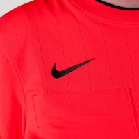 Nike KNVB Scheidsrechtersshirt 2024-2026 Lange Mouwen Dames Felrood Zwart