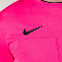 Nike KNVB Scheidsrechterstenue Lange Mouwen 2024-2026 Roze Zwart