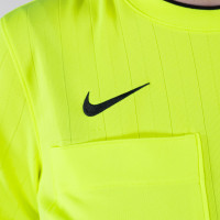 Nike KNVB Scheidsrechterstenue Lange Mouwen 2024-2026 Dames Neongeel Zwart