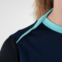 Nike KNVB Scheidsrechters Trainingsshirt 2024-2026 Dames Donkerblauw Turquoise