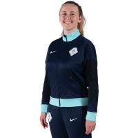 Nike KNVB Trainingspak 2024-2026 Dames Donkerblauw Turquoise Zwart