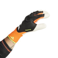 adidas Predator Pro Hybrid Keepershandschoenen Zwart Felrood Wit Geel