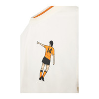Cruyff Dos Rayas Graphic T-Shirt Wit