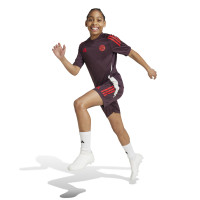 adidas Bayern Munich Training Short 2024-2025 Kids Burgundy Red White