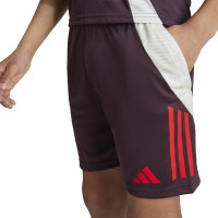 adidas Bayern Munich Training Short 2024-2025 Kids Burgundy Red White