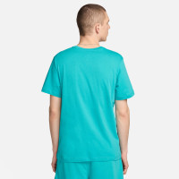 Nike Sportswear Icon Futura T-Shirt Turquoise Wit