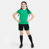 Nike Strike Trainingsbroekje Kids Zwart Groen Wit