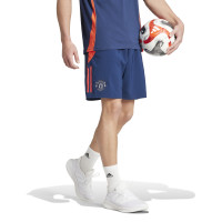 adidas Manchester United Travel Short 2024-2025 Dark Blue Red White