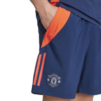 adidas Manchester United Travel Short 2024-2025 Dark Blue Red White