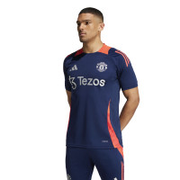 adidas Manchester United Training Set 2024-2025 Dark Blue Red Silver